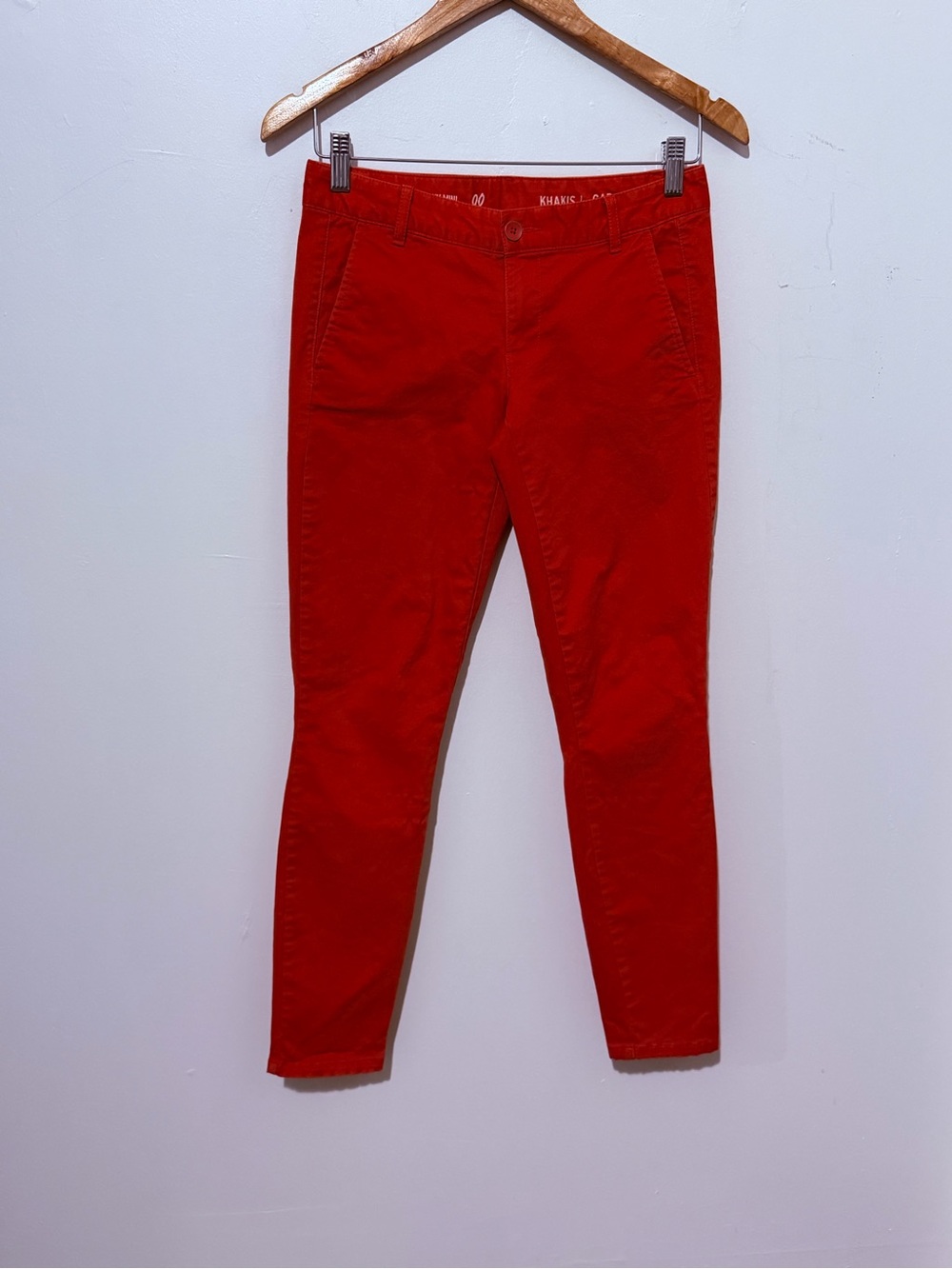GAP Vibrant Red Skinny Pants